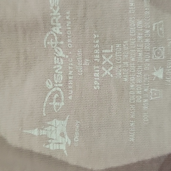 DISNEY Spirit Jersey Pink and Pink Puff Glitter Letter Spellout - Picture 6 of 8